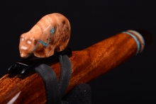 Ironwood (desert) Native American Flute, Minor, High E-5, #F20I